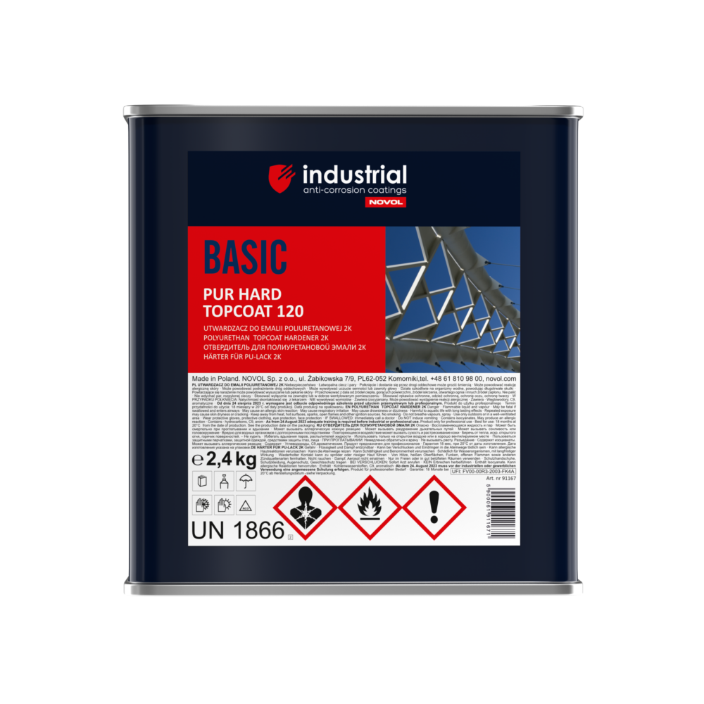 PUR HARD TOPCOAT 120 - INDUSTRIAL manufacturer packaging image